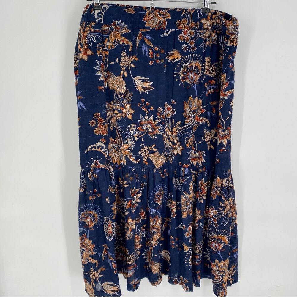 Cupio Woman’s‎ Skirt XL Maxi 90’s Y2k Tiered Floral Flowy Feminine